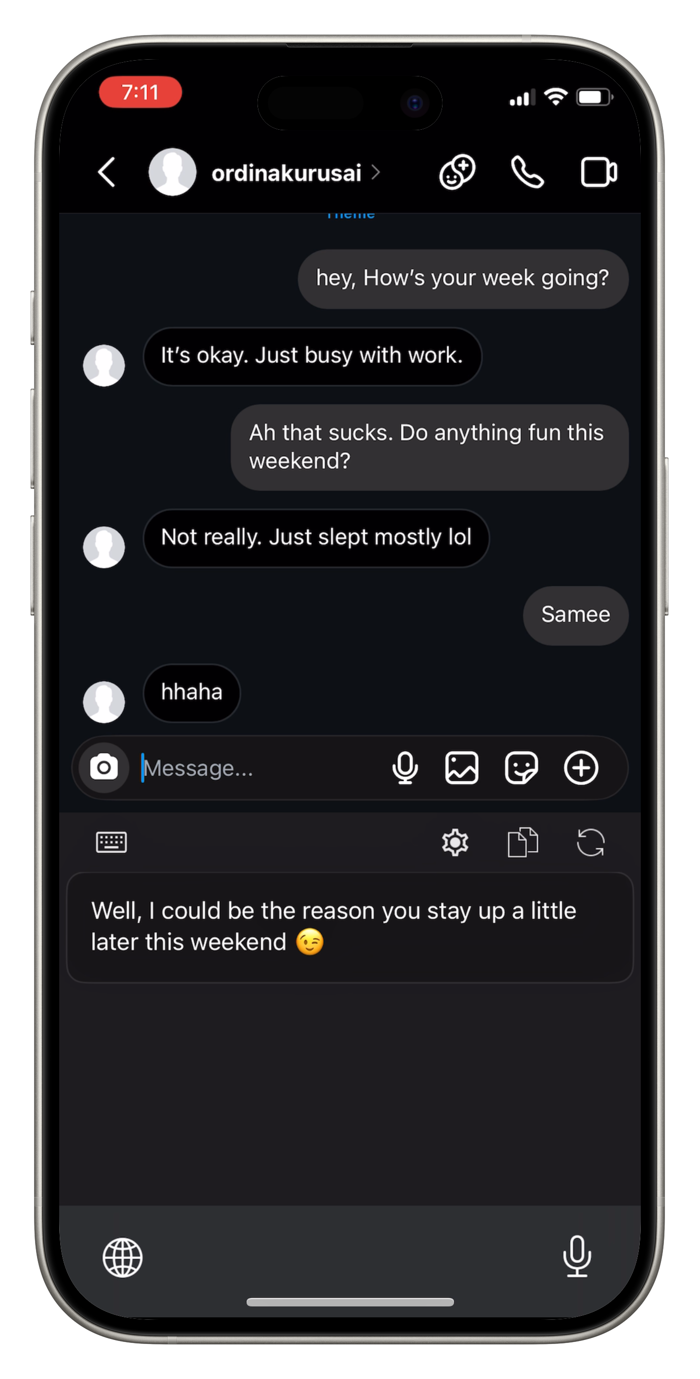 Another history screen similar to 05, displaying previously generated answers.